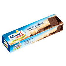 Milus L Máslové sušenky s čokoládou 125g bez laktózy