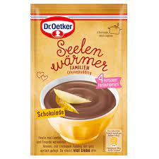 Dr. Oetker Seelenwärmer - Instantní rodinný puding do hrníčku čokoládový 99 g 4 porce