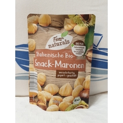Italské organické kaštany 100 g - kaštany vařené, loupané
