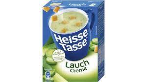 Heisse tasse - polévka do hrnečku - pórkový krém, 3x150 ml