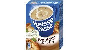 Heisse tasse - Horký šálek houbové zakysané smetanové polévky 3x150 ml