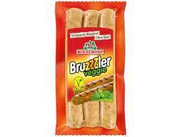 Bratwurst Bruzzzler Veggie 200 g klobásy na pánev a gril 3 ks