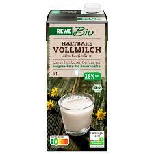 REWE bio H plnotučné mléko 3,8% 1l
