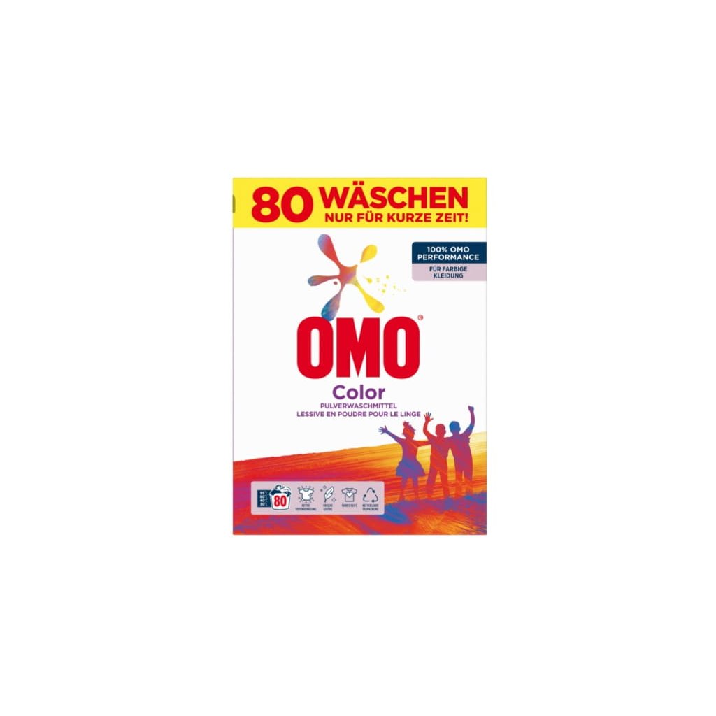 Omo Color prášek na barevné prádlo 80 dávek, 5,2 kg