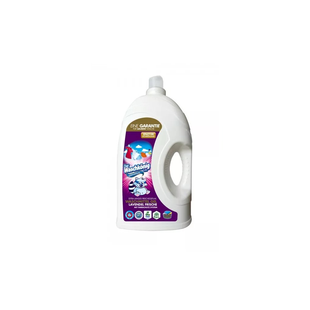 WaschKönig gel 5L Universal s vůní levandule - 166 Dávek