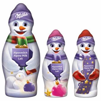 Milka Snowman Alpské mléko 50g - sněhulák