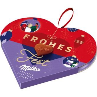 Milka Srdíčko Pralinky Krém lískooříškový 44g
