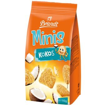 Brandt Minis Kokos 110g - Mini suchary s kokosovými lupínky
