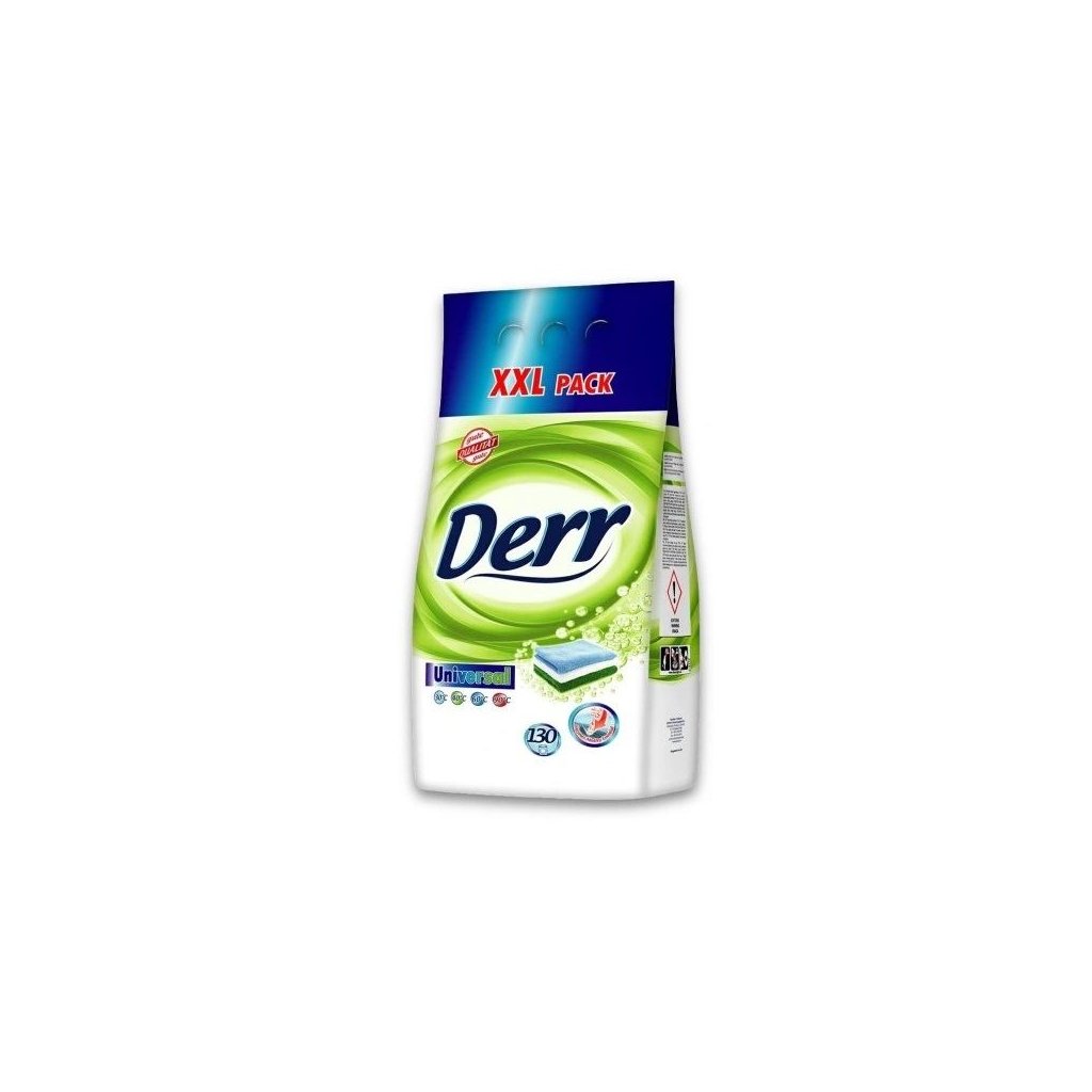 Derr prací prášek 8,45kg - Universal 130 dávek
