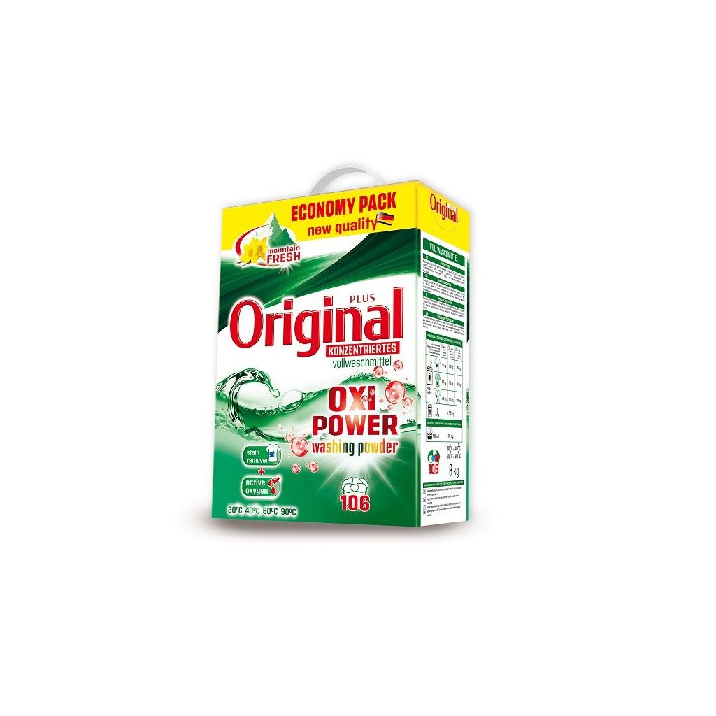 Original Plus prací prášek 8kg - Universal 106 dávek