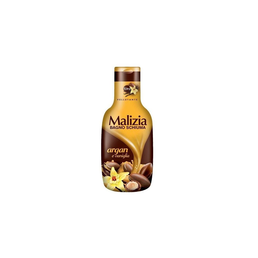 Malizia pěna do koupele Argan - Vanilla 1000 ml