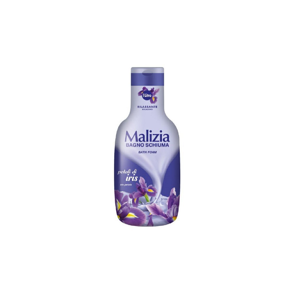 Malizia pěna do koupele Iris Petals 1000 ml - fialová