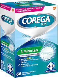 Corega TABS 3minuty 66 ks - tablety na čištění protéz