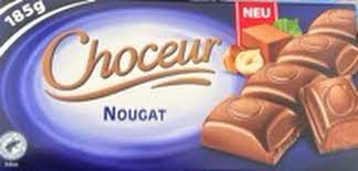 Choceur mléčná čokoláda s ořechovým nugátem 185 g