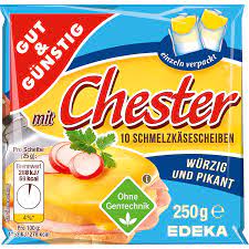 Plátkový sýr Chester 45% tuku 250 g