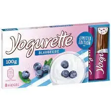 Yogurette Blaubeere - Jogurtová borůvka 8 kusů LIMITOVANÁ EDICE