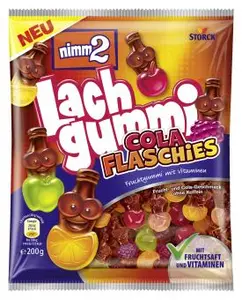 Nimm2 Lachgummi Cola Lahvičky 200g