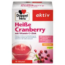 Doppel herz horká brusinka Vit.C + zinek 10 sáčků