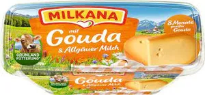 Milkana Tavený sýr Gouda & Allgäu mléko 190g