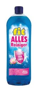 Fit Alles Reiniger Bluten Frische na čištění podlah, povrchů stěn, koupelen, toalet, skla a plastů 1 litr (modrý)