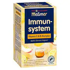 Meßmer imunitní systém - Bylinný čaj s vitamínem C a vitamíny B 16 sáčků