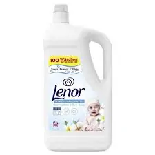 Lenor gel Sensitiv s vůní květu bavlny & květu tiare 100 dávek 5 L