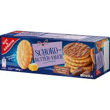 GUT&GÜNSTIG čokoládové máslové sušenky 300g