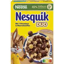 Nestlé Nesquik Duo Celozrnné cereálie 325 g