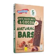 KNUSPERONE přírodní tyčinka - lískový oříšek, kakao 175 g
