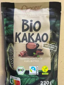 Choceur BIO kakao 60 % jemná hořká čokoláda 220 g