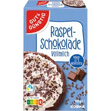 GUT&GÜNSTIG hobliny čokoláda, mléčná čokoláda 100g