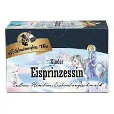 Goldmännchen Tea Children Eisprinzessin 20 sáčků - s příchutí jahodovo-malinový zmrzlinový bonbón