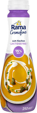 RAMA CREMEFINE NA VAŘENÍ BEZ LAKTÓZY 15% TUKU 250 ml