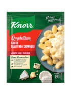 Knorr Spaghetteria instantní omáčka na těstoviny, 4 druhy sýrů a bazalka, 250 ml