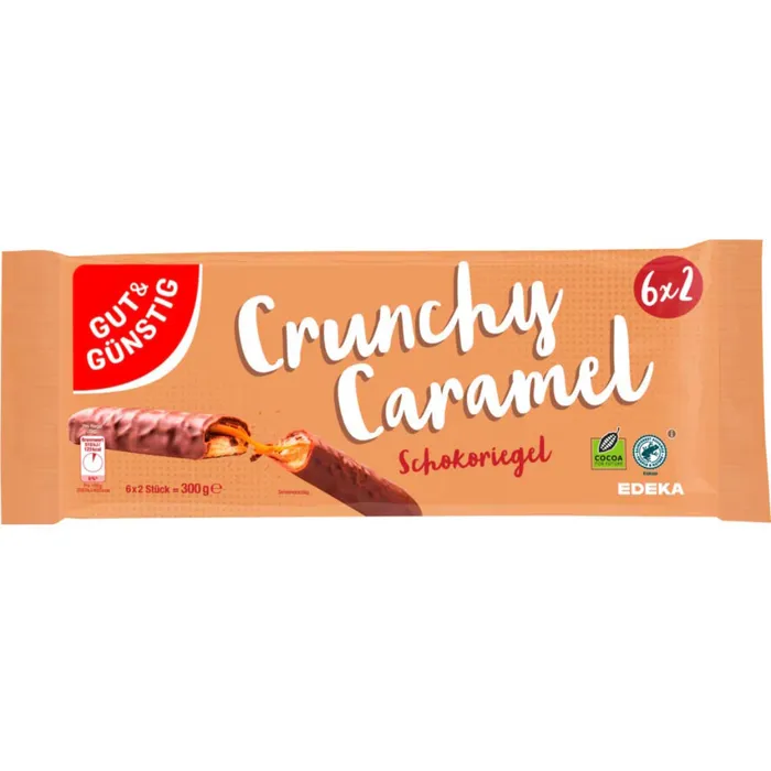 GUT&GÜNSTIG Mini Crunchy Caramel 6x50g, 300 g