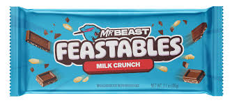 Feastables Mr Beast Chocolate Milk Crunch Mléčná čokoláda a křupavé kousky 60 g