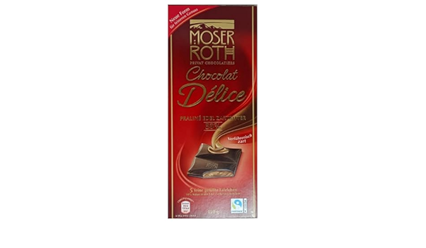 Moser Roth Délice Praline edel Bitter 85% čokoláda - 150 g