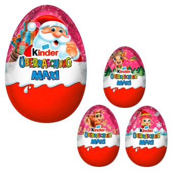 Kinder vajíčko MAXI 100g - růžové