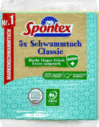 Spontex antibakteriální utěrky Classic, 5 ks