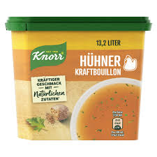 Knorr Hühner Kraftbouillon - Knorr kuřecí silný bujón, dóza, 13,2l
