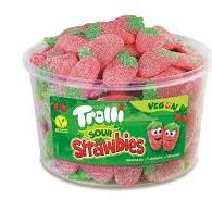 Trolli Sour Strawbies 150 ks 1,2 kg DÓZA