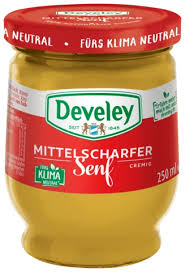 Develey středně pálivá hořčice (250 ml)