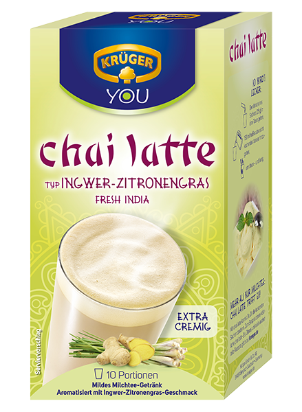 Krüger chai latte se zázvorem a citrónovou trávou 10 ks, 250 g