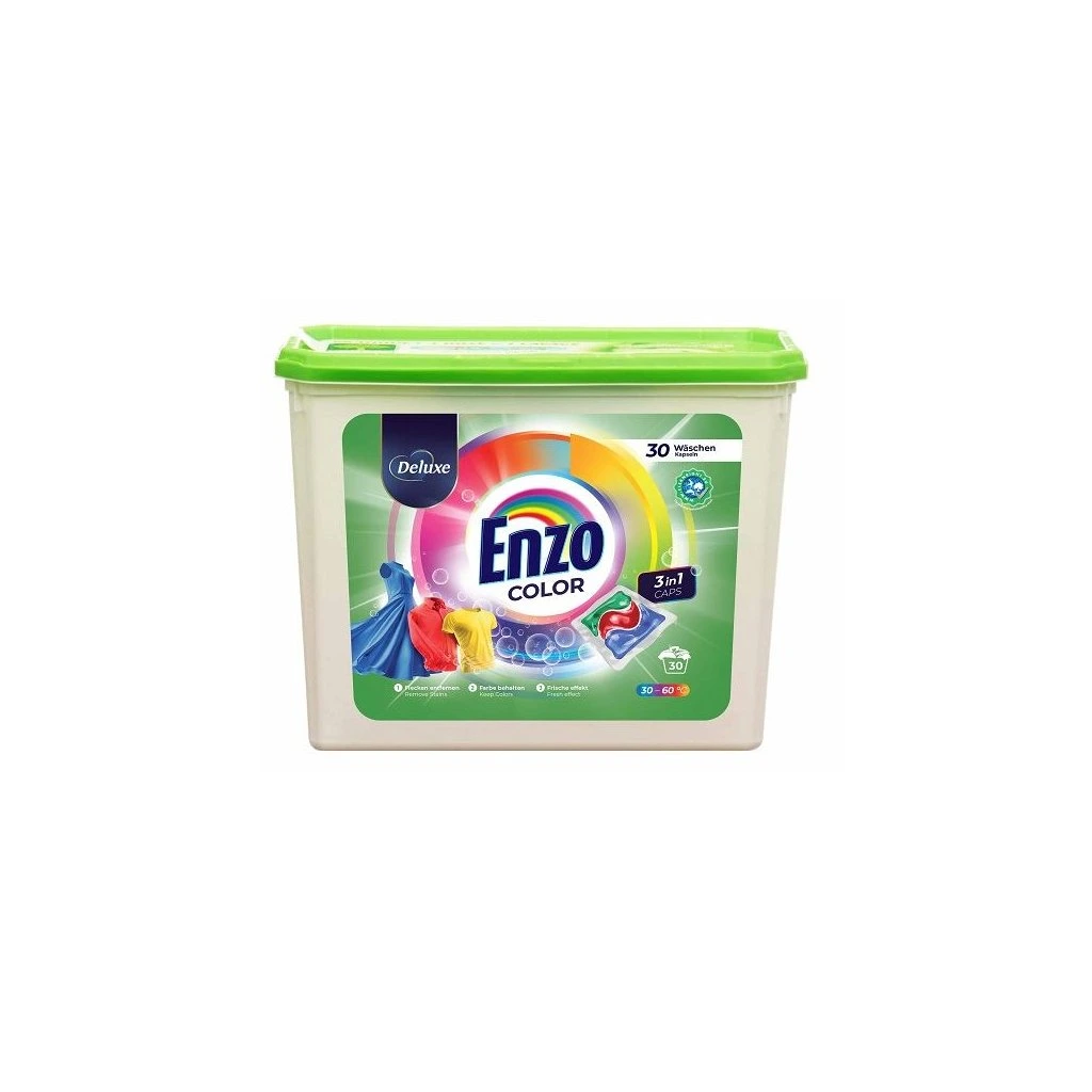 Deluxe Enzo 3in1 Caps kapsle na praní 30ks Color