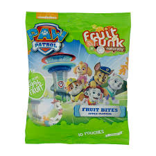 Paw Patrol jablečné kousky 100 g 10 jednotlivě balených sáčků