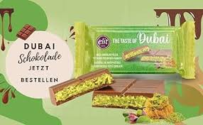 Dubajská čokoláda 30g Elit - pistáciový krém