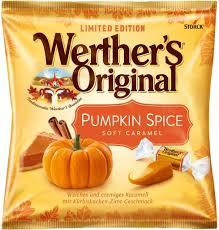 Werther's Original Soft Caramel Pumpkin Spice 180 g LIMITOVANÁ EDICE!!!