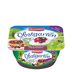 Obstgarten Červený a černý rybíz 125 g - jogurt