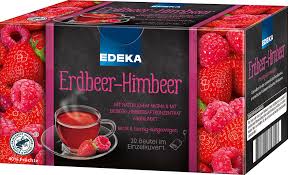 EDEKA Tee Erdbeere Himbeere 20 sáčků