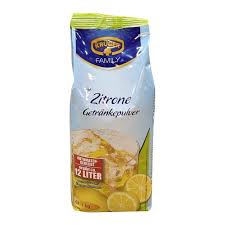 KRÜGER FAMILY citrónový prášek na přípravu 12 L, 1 kg (zelený)